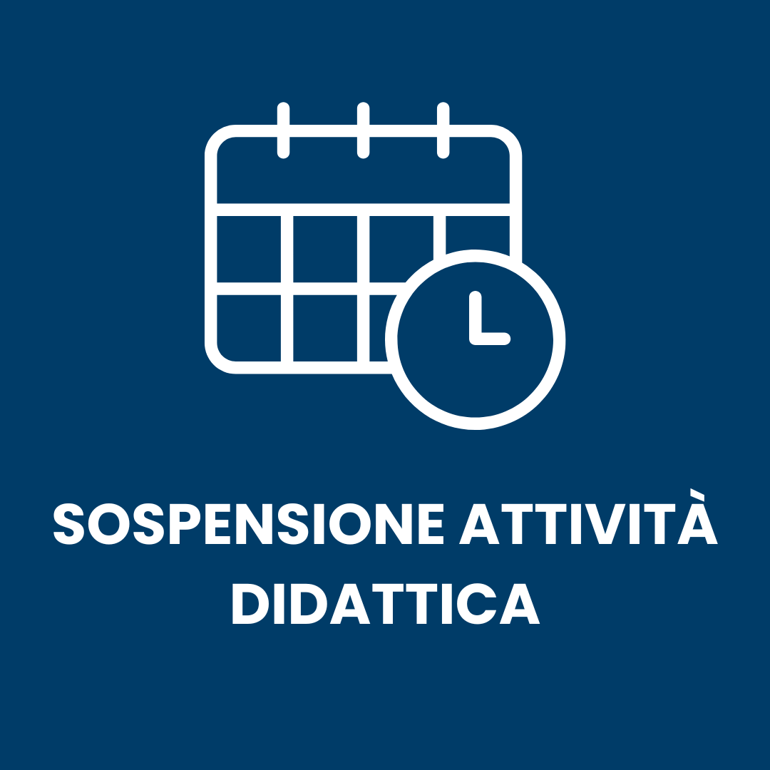 Sospensione attività didattica 29 marzo 2 aprile 2024 Dipartimento