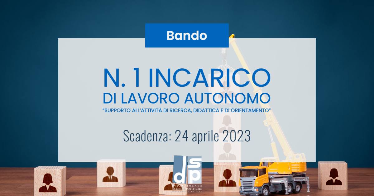 Bando Per L’attribuzione Di Un Incarico Di Lavoro Autonomo Nell’ambito ...