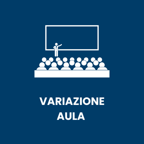 Variazione aula: Gestione delle risorse umane (LM-59) Prof. Federico Niccolini