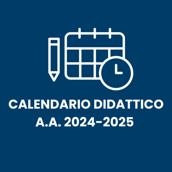 Calendario didattico dell’anno accademico 2024-2025