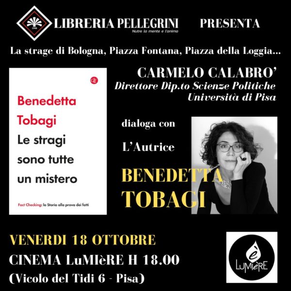 Presentazione volume: Le stragi sono tutte un mistero, Benedetta Tobagi